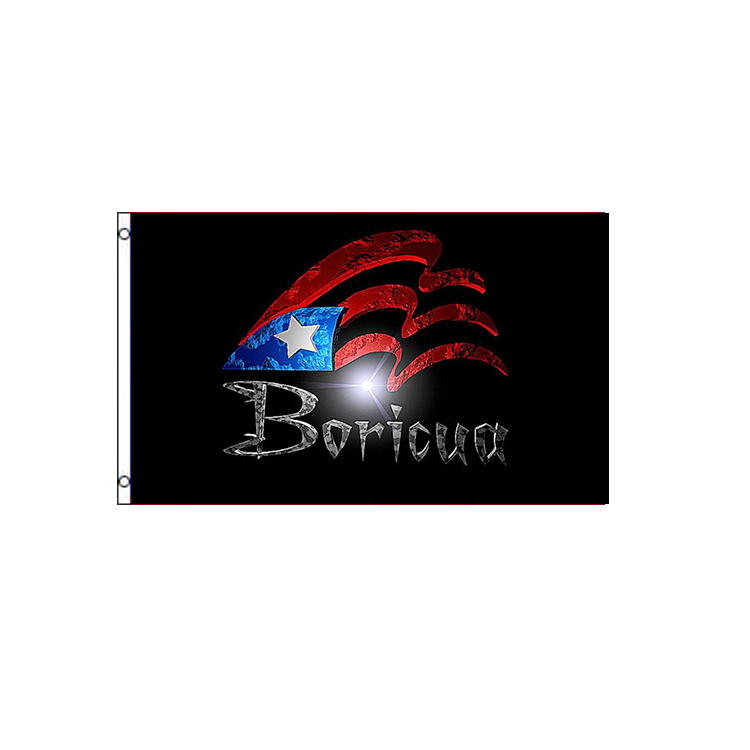 Wholesale Lot 3x5Ft Puerto Rico 100% Polyester Boricua Flag Puerto Rican Banner