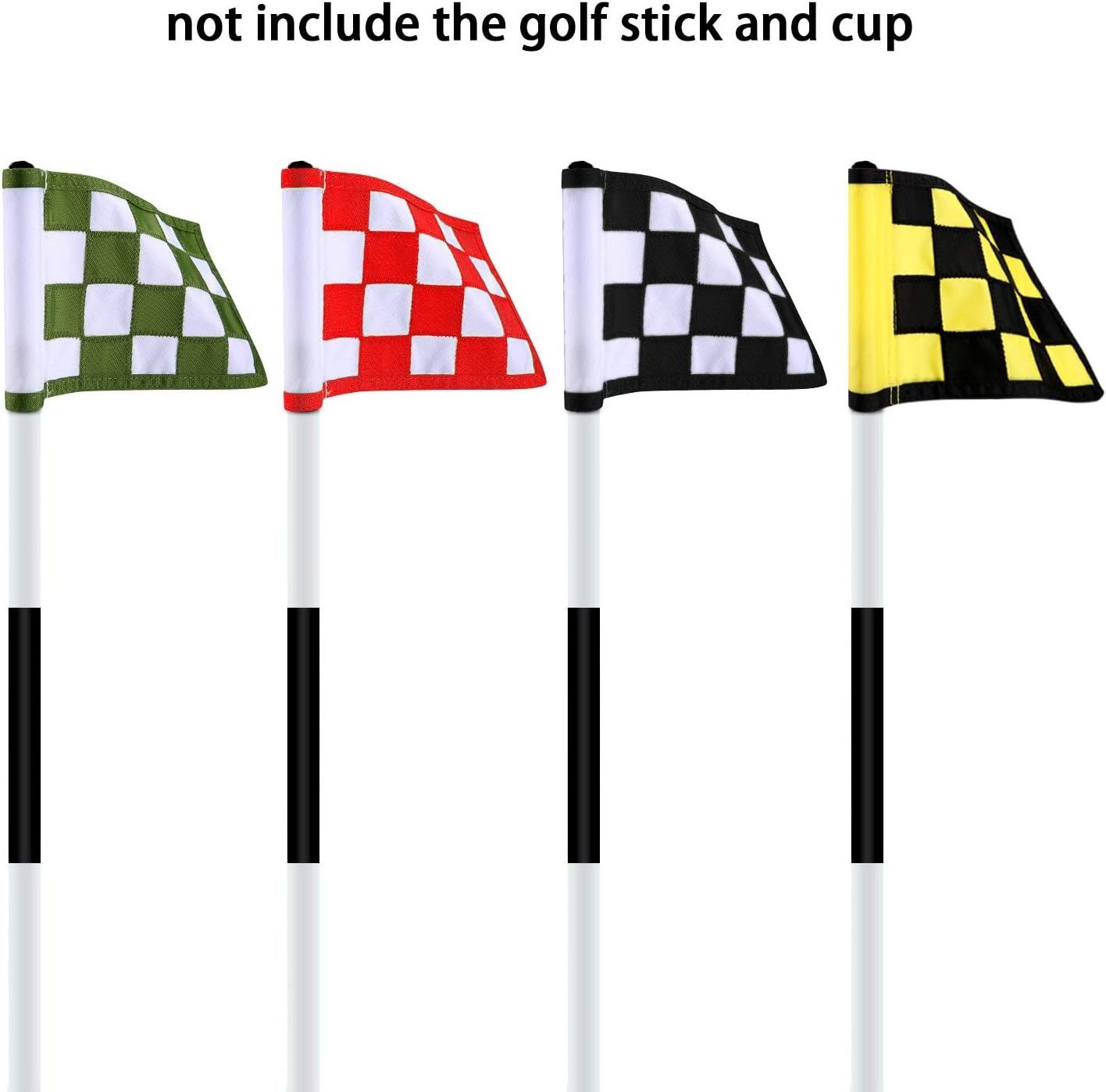 Wholesale Custom Blank Golf Pin Flag With Plastic Tube Nylon Golf Hole Flags