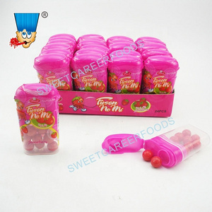 Loly Ball Strawberry Flavor Bottle Bubble Gum