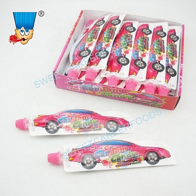 Pink Car Fruit Jam Liquid Jelly Gel Candy Sweets