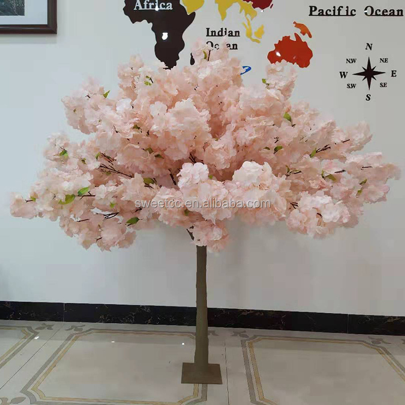 1.4 m white cherry blossom tree small artificial cherry blossom tree wedding table centerpiece