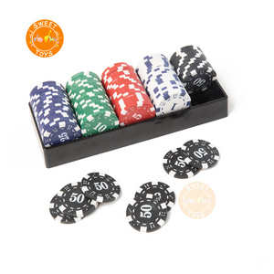 Hot sale ABS clay poker chips custom casino chips professional blank ABS