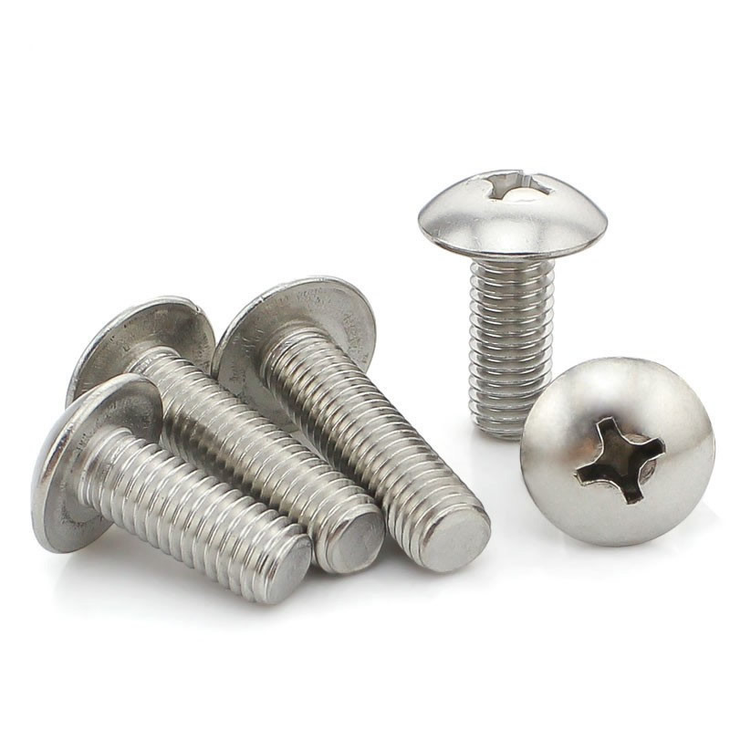 SS304 stainless truss head screw M2-M8 truss head machine screw