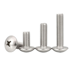 SS304 stainless truss head screw M2-M8 truss head machine screw