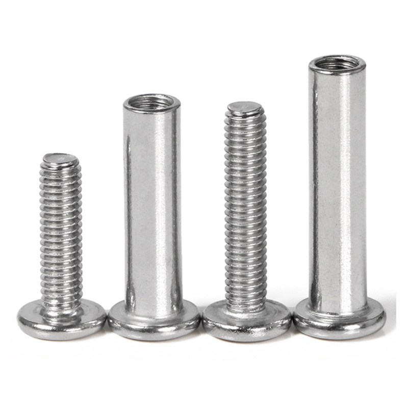 304 Stainless steel fasteners sleeve nuts sleeve bolts and nuts