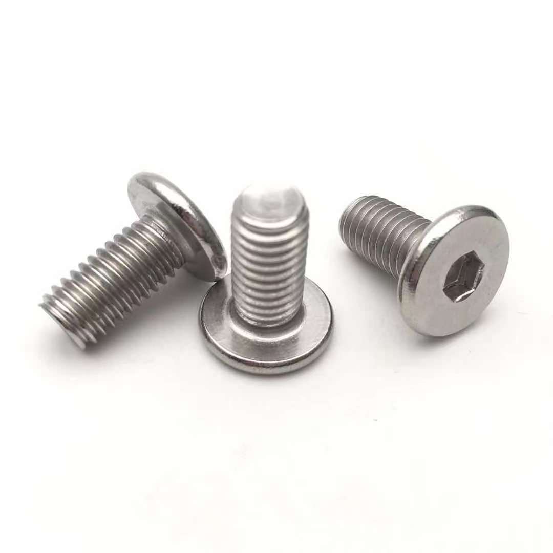 M1.6 M2 M2.5 M3 M4 M5 M6 M8 304 Stainless steel Hexagon Socket bolt Ultra Low Head Cap Screws