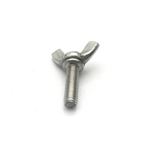 Stainless steel butterfly screw m6 folding wing screws bolts