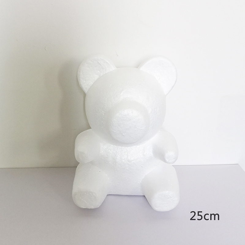 Foam model for DIY rose rabbit bear flower toy lovely gifts handmade materials