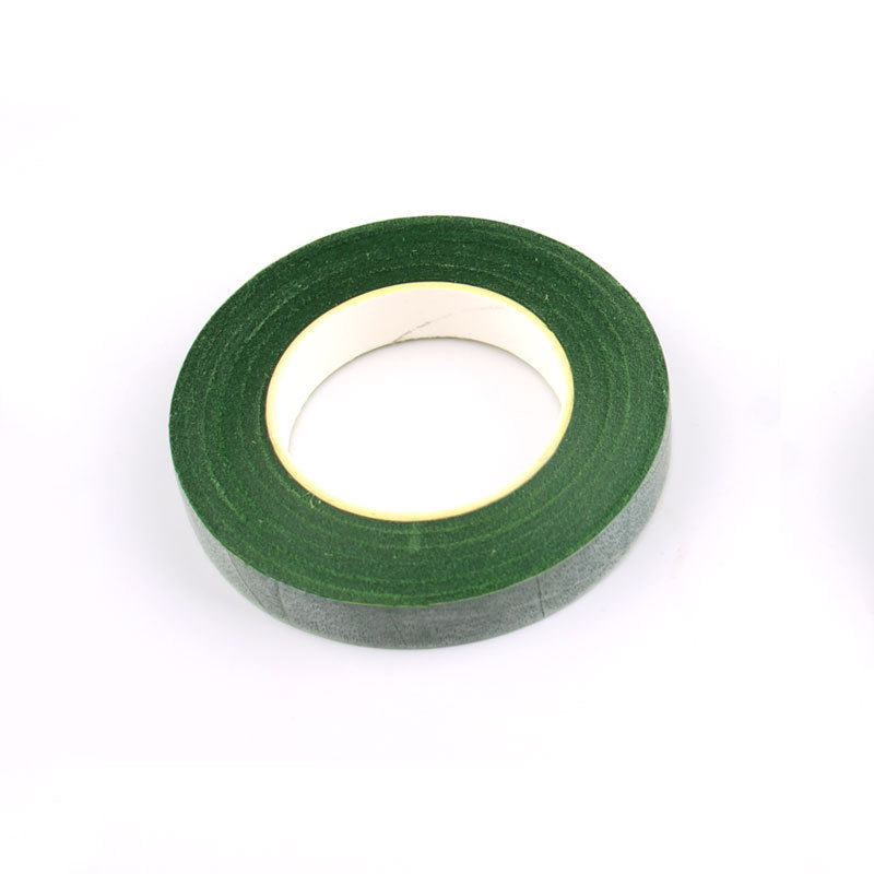 Green 1.2cm Waterproof Florists Anchor Adhesive Tape Stem Wrap Decorative Floral Wire Green Florist Tape For Flowers