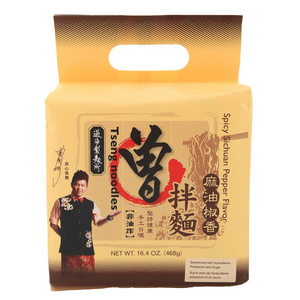 High Quality Fast Food Chinese Wholesale Noodle Suppliers Oem Ramen Instant Tseng Noodles Spicy Sichuan Pepper Flavor 468g