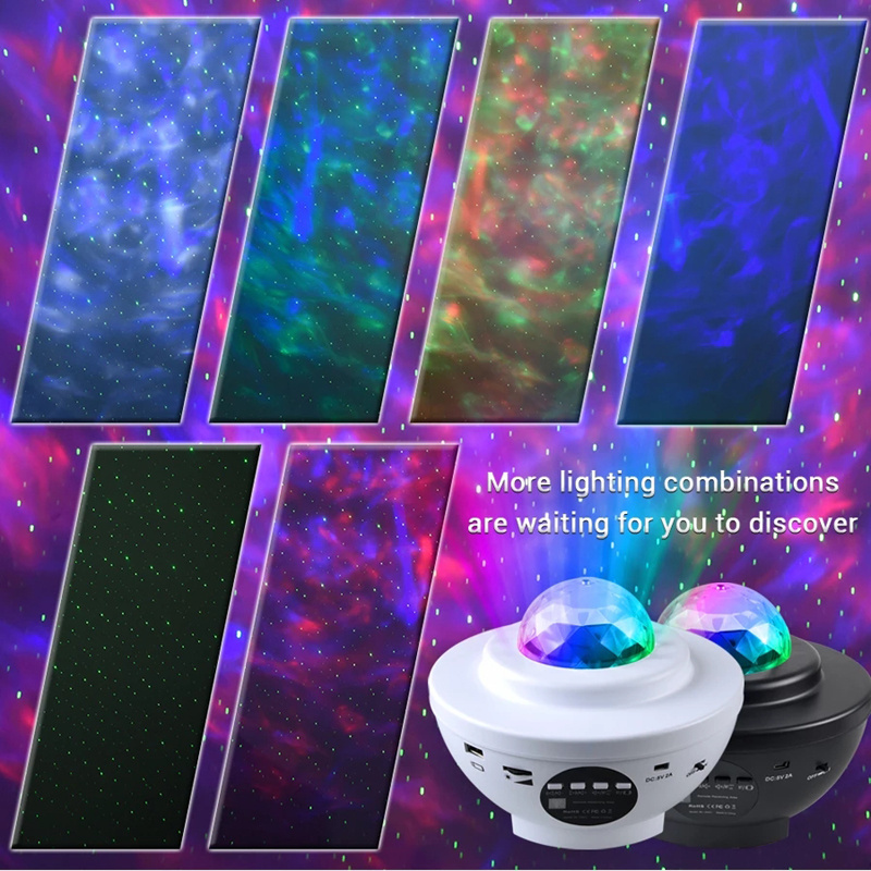 Colorful Starry Sky Galaxy  project toys  Nightlight Child USB Music Player Star Night Light Romantic Projection Lamp toys B1