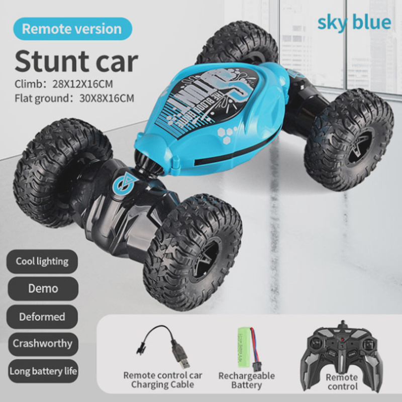 RC climbing toys  car wheel single 3 color gesture induction remote control stunt car rotation 360 remote control car