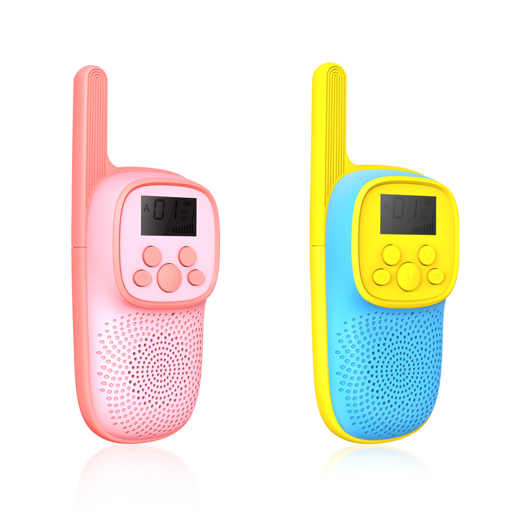 kids  talkie-walkie  2 pack  walkie talkie   children's rechargeable Handheld Transceiver 3KM Range radio Interphone  toy