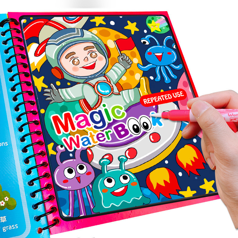 drawing games Children's magic water book painting book reusable learning gift drawing toys for kids kindergarten children