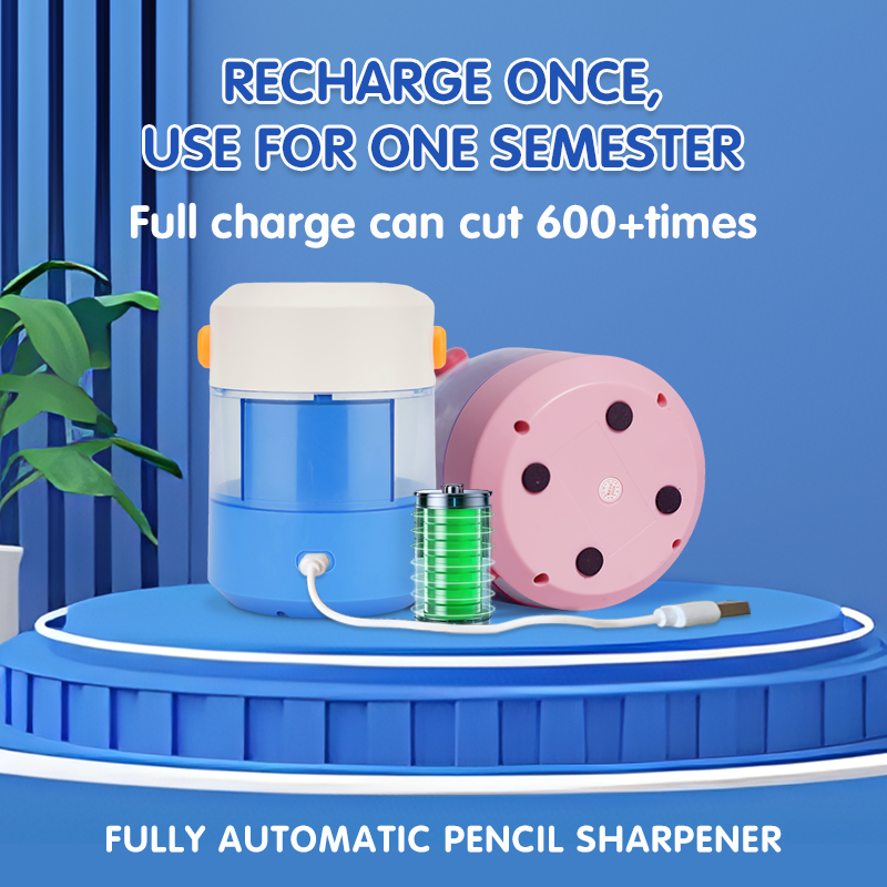 BTJ Electric Batteries Mechanical Pencil Sharpener Electronic Press Sensing Automatic Pencil Sharpener For Kid Student L1