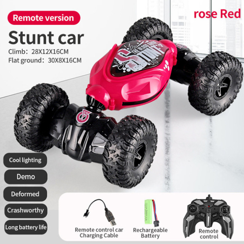 RC climbing toys  car wheel single 3 color gesture induction remote control stunt car rotation 360 remote control car