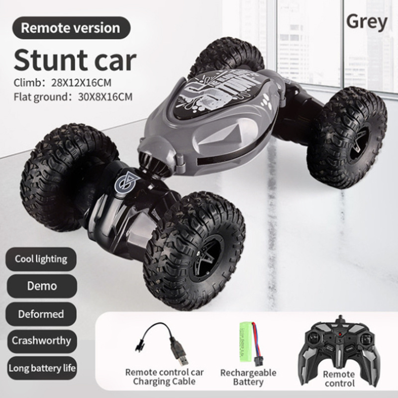 RC climbing toys  car wheel single 3 color gesture induction remote control stunt car rotation 360 remote control car