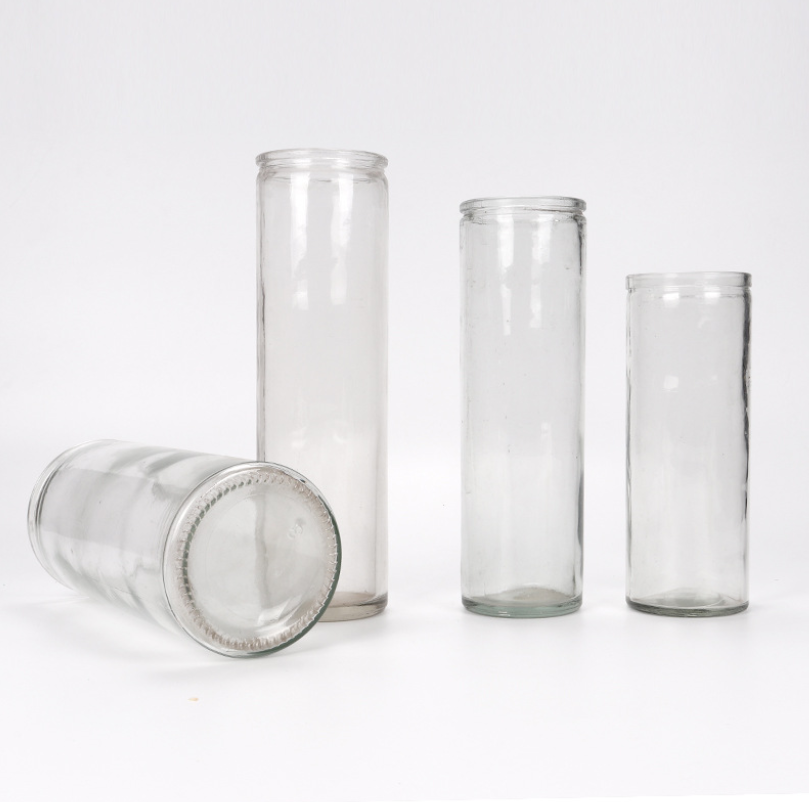 300ml 410ml 430ml 480ml Empty Wholesale Glass Candle Jars In Bulk, Glass Tube Jars For Candle