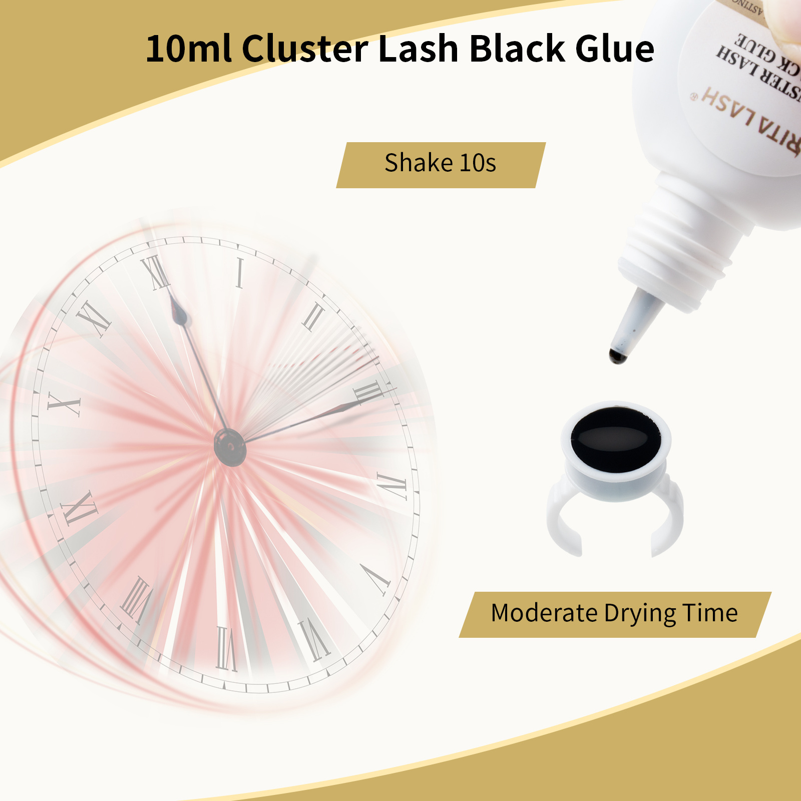 SWEET LASH Private Label Individual Lash Glue 5ML Cluster Diy Glue Long Lasting Eyelash Glues for Self Application