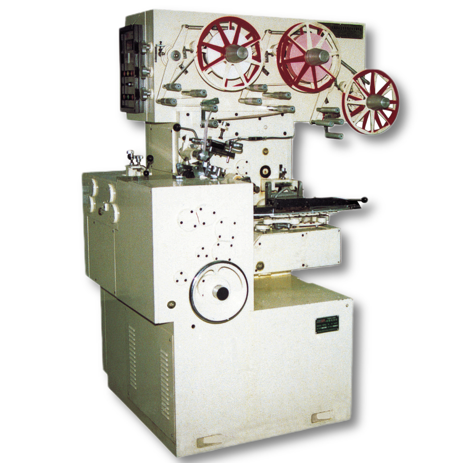 Toffee cutting twisting wrapping machine