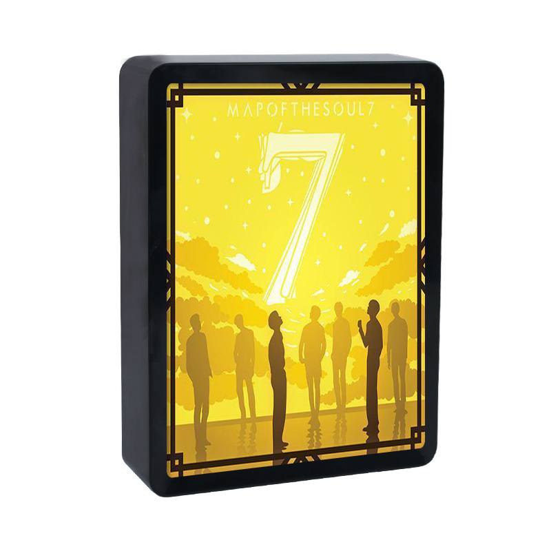 Korean youth idol group paper crafts holiday party decoration plastic photo frame idol surrounding holiday gift paper craft