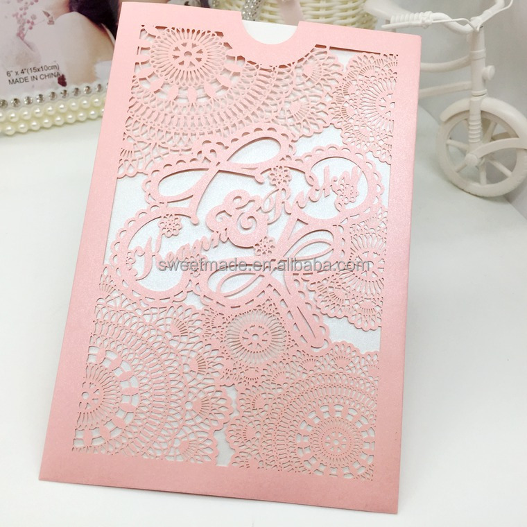 Laser Cut Lovely Hindu Wedding Invitation Card 2023