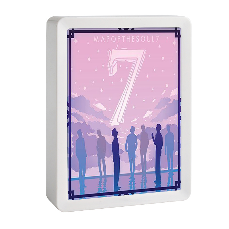 Korean youth idol group paper crafts holiday party decoration plastic photo frame idol surrounding holiday gift paper craft