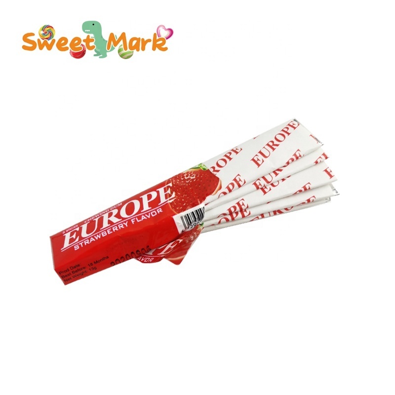 Hot selling halal Fruity Flavors Chewing Gum fresh breath bubble gum