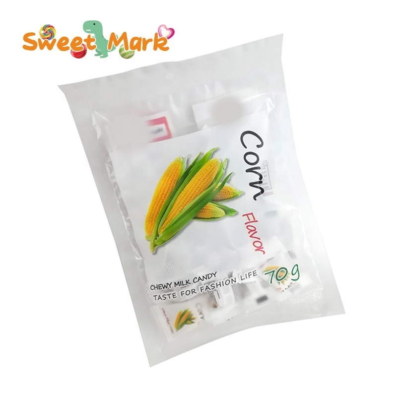 Corn Flavor Filled Chewy Soft Milk candy Corn gummy candy