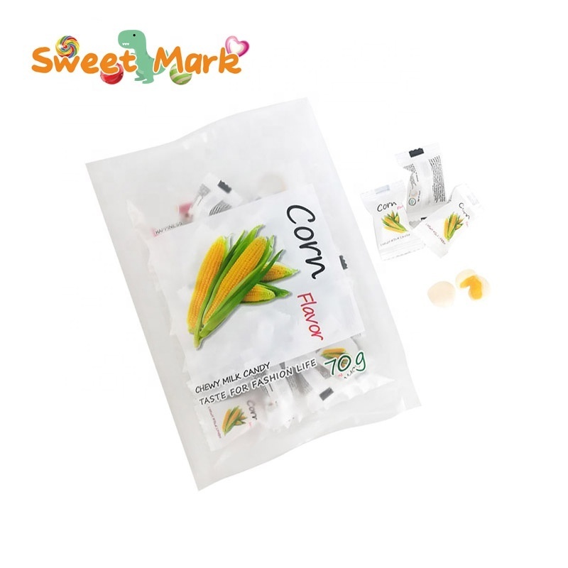 Corn Flavor Filled Chewy Soft Milk candy Corn gummy candy