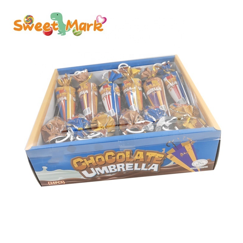 umbrellas shape chocolates and sweets candy