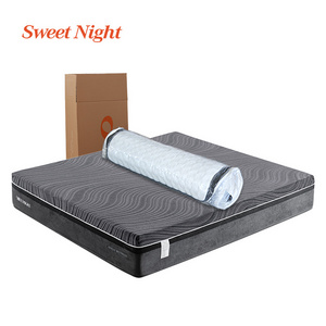 High Quality Hotel Queen King Size Orthopedic Sleep Natural Latex Hybrid Topper Sleep Bed Memory Foam Mattress