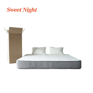 Sweetnight Hotel King Luxury Hybrid Topper Sleep Compressed Natural Latex Memory Foam Pocket Spring Bed Mattress In A Box