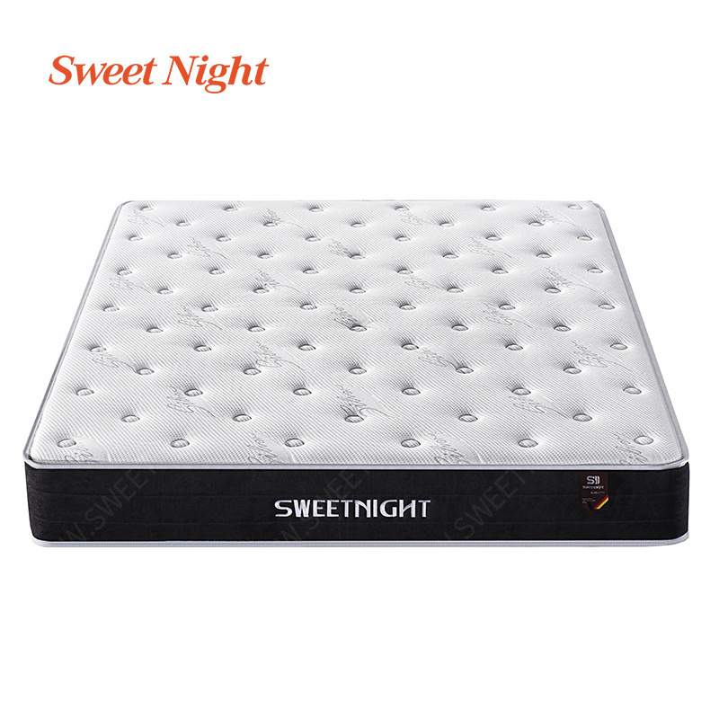 High density convoluted foam compress memory king size foam mattress for home mattress