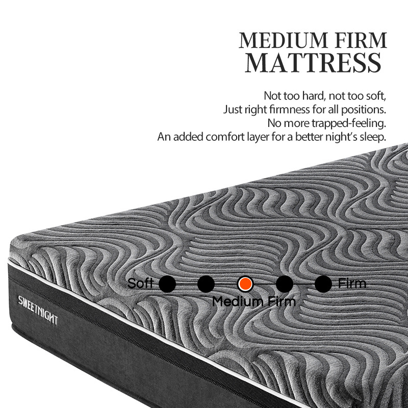 Mattress Knitted Fabric Bed Memory Foam 33cm King Size Hard Foam High Density Foam Bedroom Mattress Pad