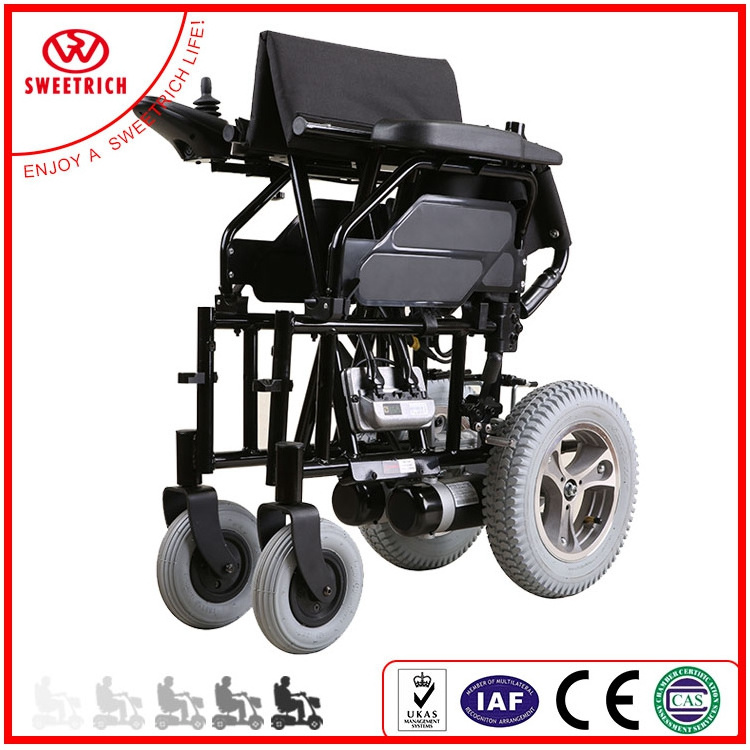 Easy to Move Folding Power  Used Lightweight Foldable Electric Power Wheelchairs for Sale