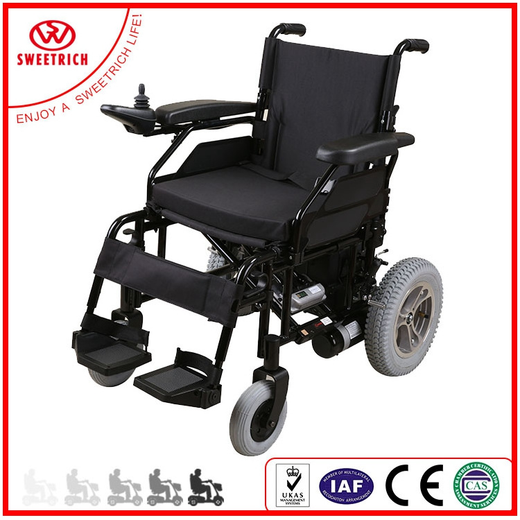 Easy to Move Folding Power  Used Lightweight Foldable Electric Power Wheelchairs for Sale