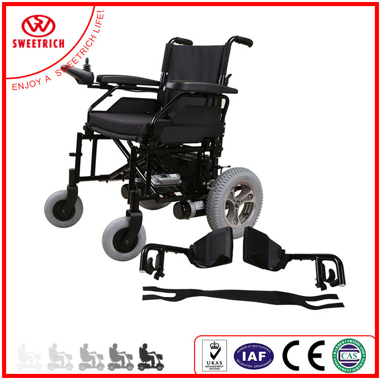 Easy to Move Folding Power  Used Lightweight Foldable Electric Power Wheelchairs for Sale