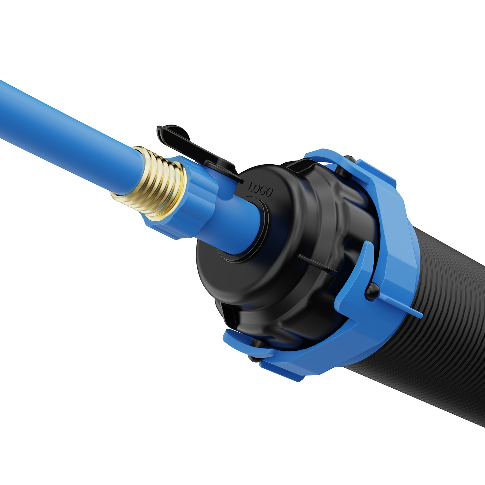 RV Sewer Hose Rinse Cap Features a Convenient Shut-Off Valve for Water Flow Control