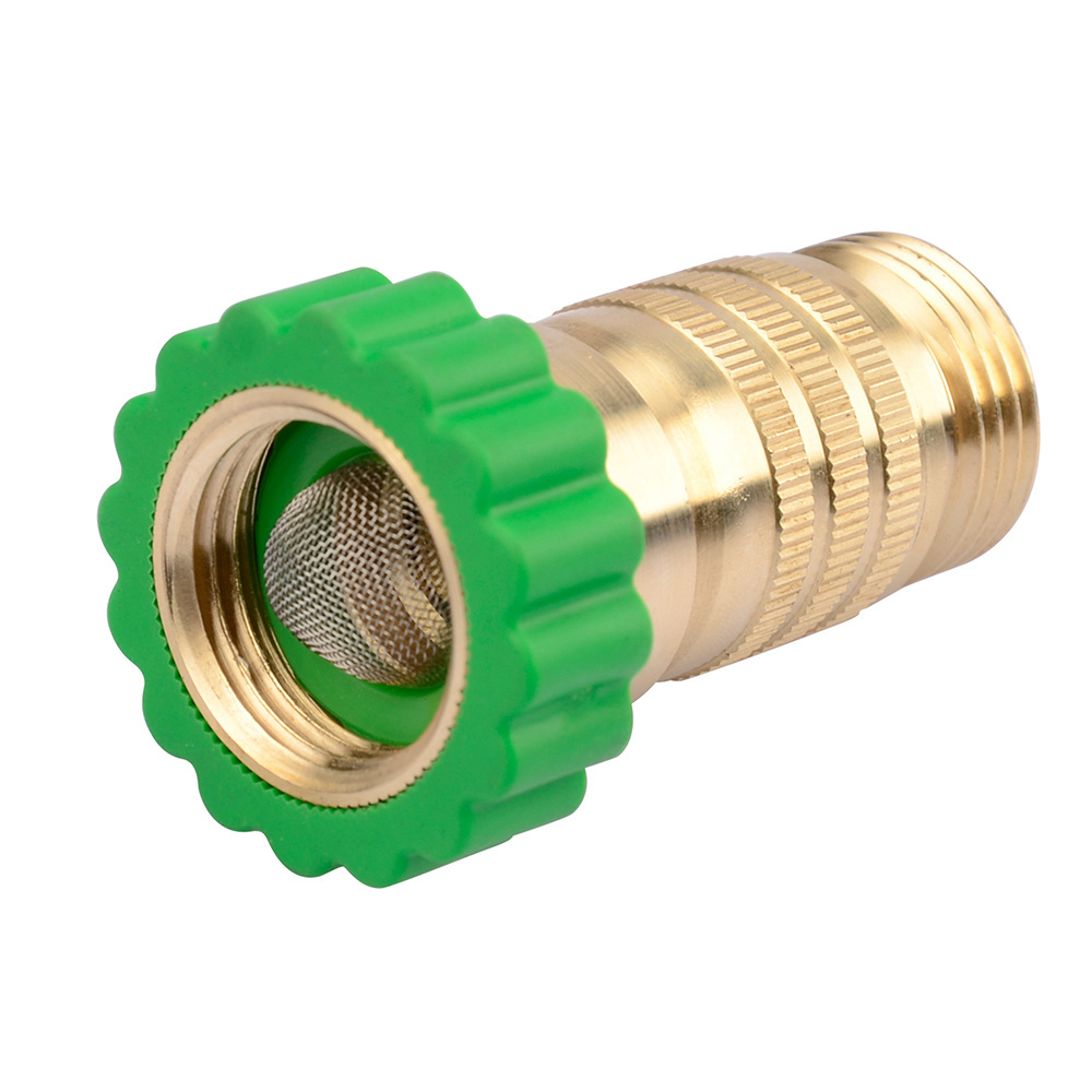 J450 RV Brass Inline Water Pressure Regulator- Helps Protect RV Plumbing and Hoses from High-Pressure City Water