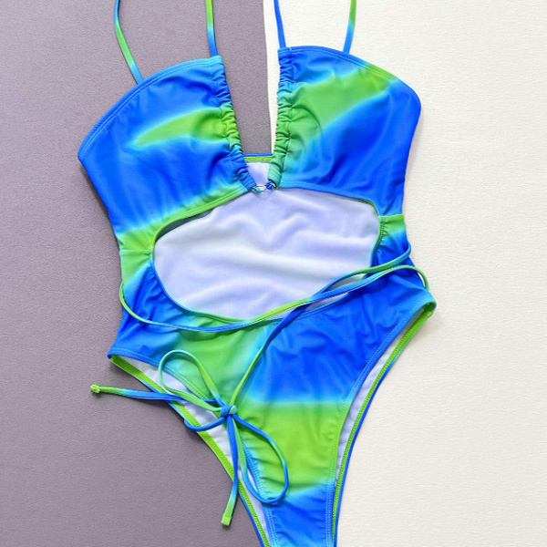 YY5906      Custom Color Changing Bikini Beachwear Surfing Swimsuit Women Sexy Swimwear OEM