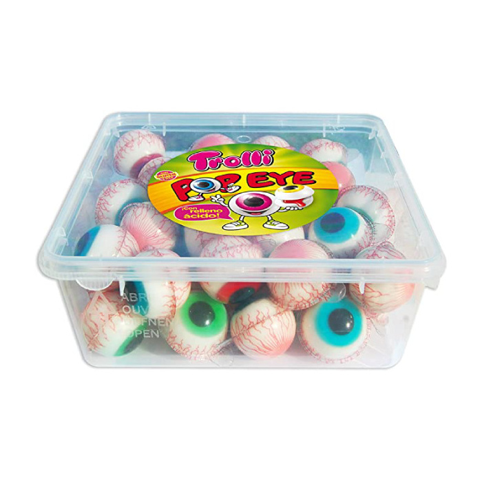 Made in Italy top quality Trolli 45 gummies candy shaped like eyeballs