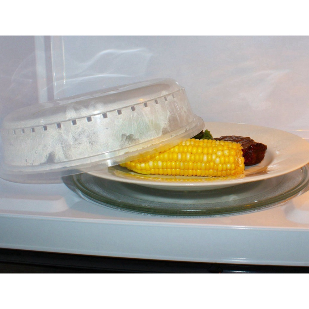 Sweettreats 1Pc Splatter Guard Microwave Cover- BPA Free Dome Plate Dish Covers for Food