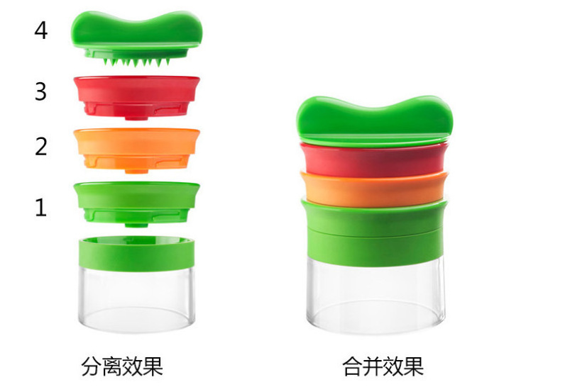 multi-function mandoline slicer kitchen gadgets vegetable spiralizer 3 in 1 mini  shredder adjustable spiral slicer