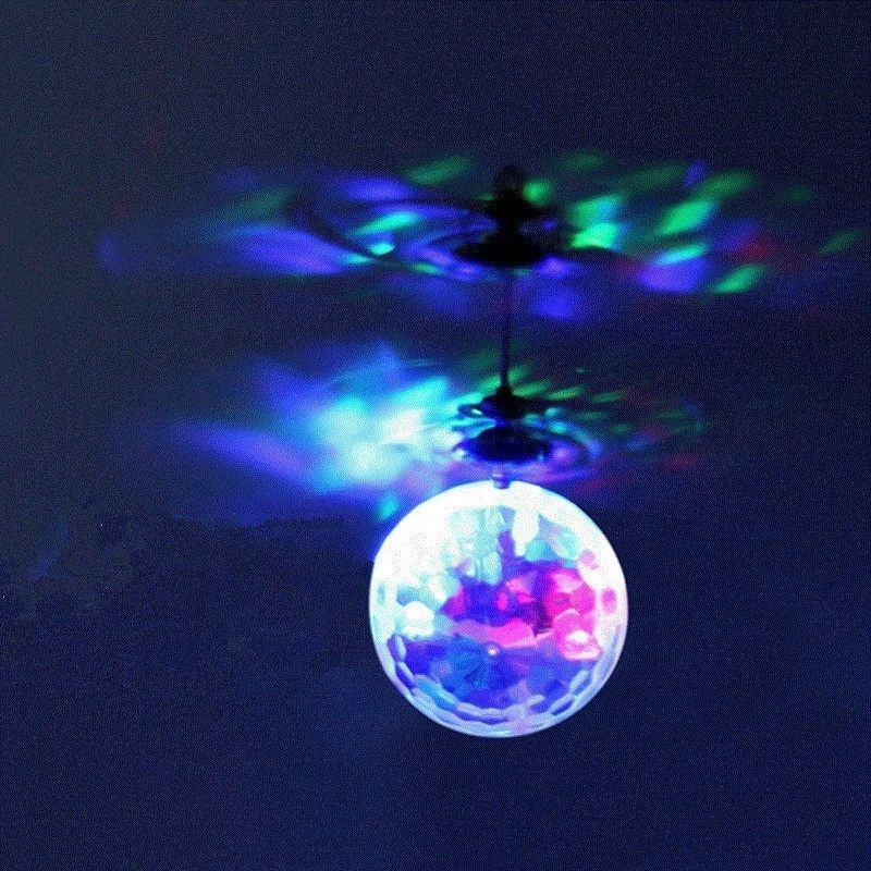 Flying Ball LED Luminous Kid Flight Balls Electronic Infrared Induction Aircraft Remote Control Toys Magic Sensing Helicopter