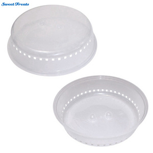 Sweettreats 1Pc Splatter Guard Microwave Cover- BPA Free Dome Plate Dish Covers for Food