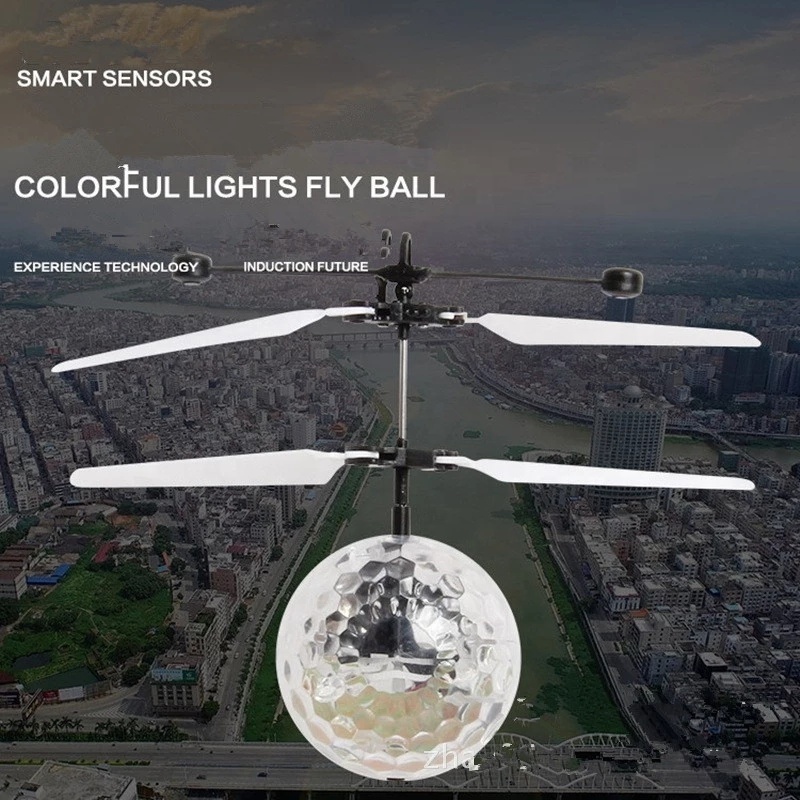 Flying Ball LED Luminous Kid Flight Balls Electronic Infrared Induction Aircraft Remote Control Toys Magic Sensing Helicopter