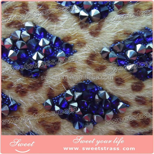 High quality machine cut hotfix crystal rhinestone mesh ss4.5-ss39