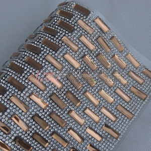 diamond mesh wrap roll sparkle rhinestone ribbon