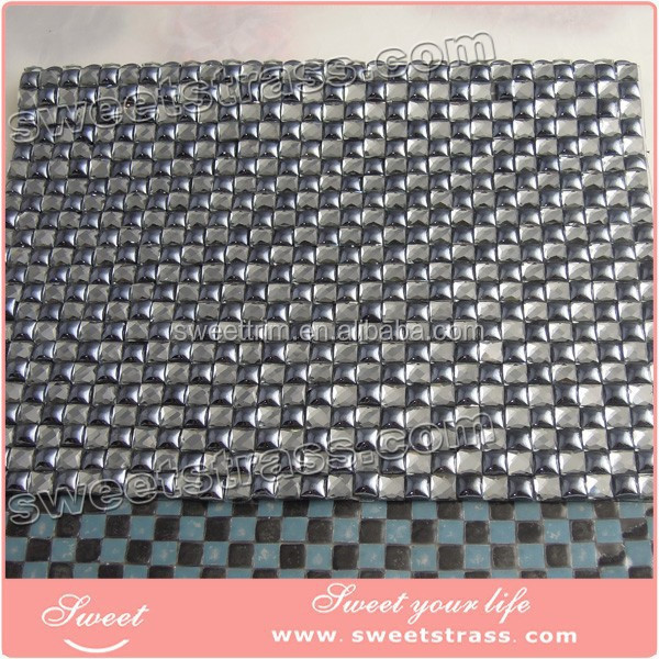 High quality machine cut hotfix crystal rhinestone mesh ss4.5-ss39